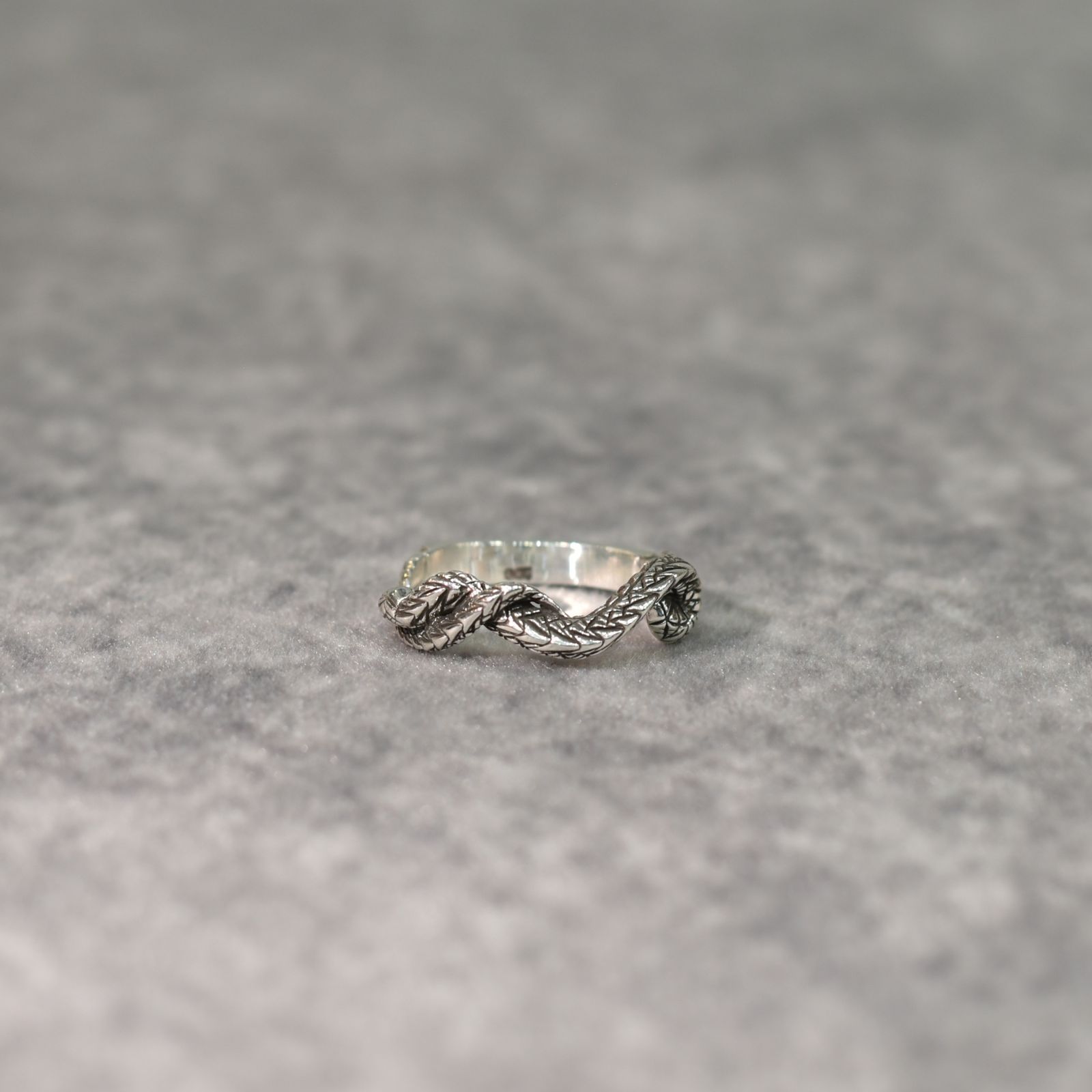 × D.O.D SILVER SNAKE PINKY RING ＜EXCLUSIVE＞ (SILVER)｜× ディーオーディー スネーク ピンキーリング｜CL-25AW002JW EX