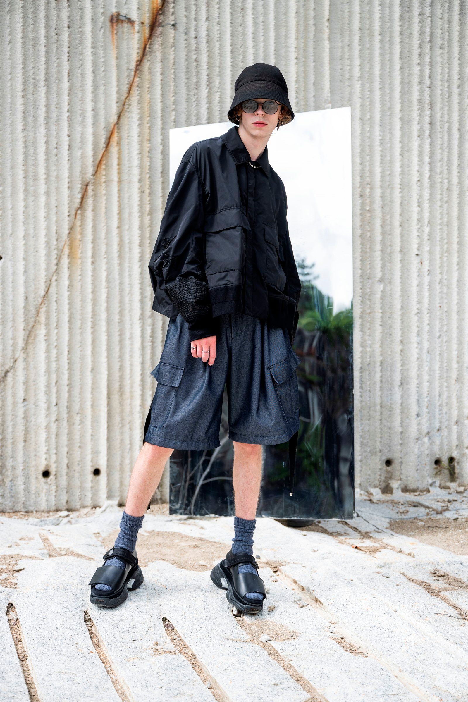 デタッチャブルカーゴパンツ / LB24SS-PT05-DNM-P (NAVY)