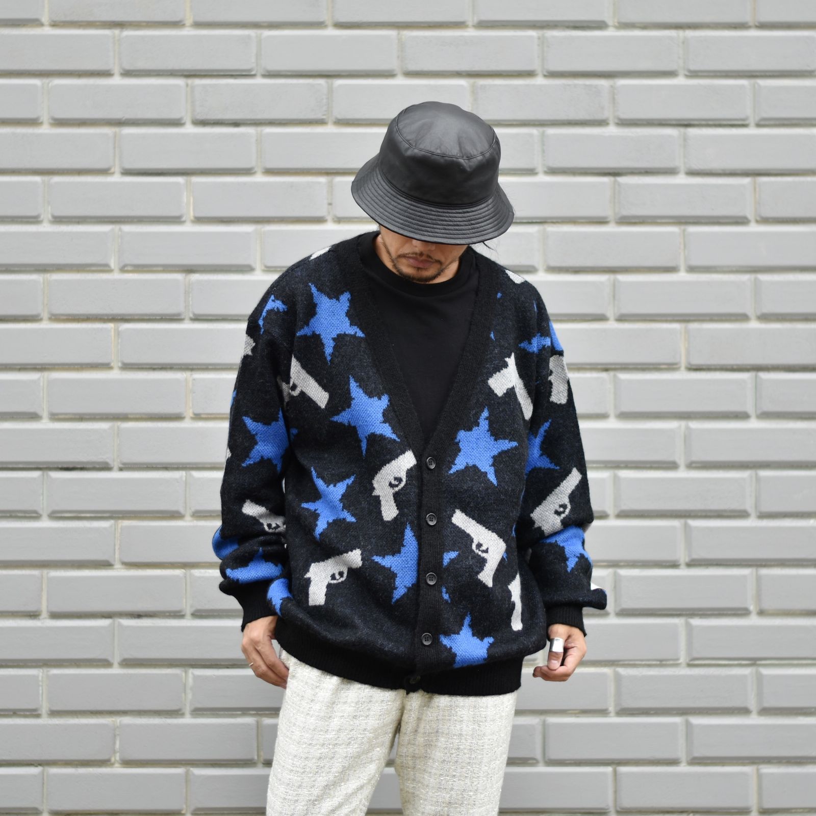 el conductorH - MOHAIR CARDIGAN 'STARS (PPL) / モヘアカーディガン 