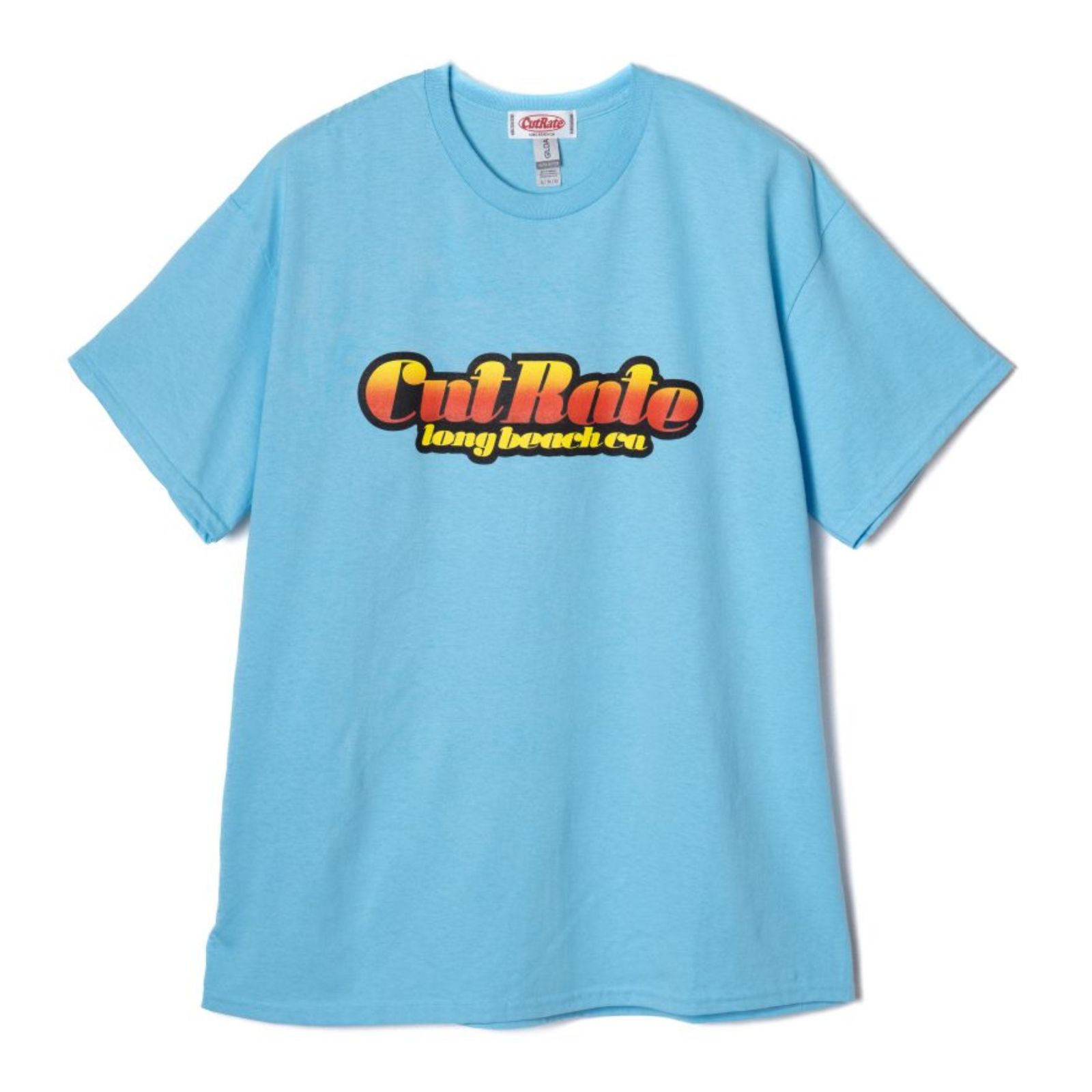 CUTRATE RETRO LOGO S/S TEE (SKY) / プリントTシャツ