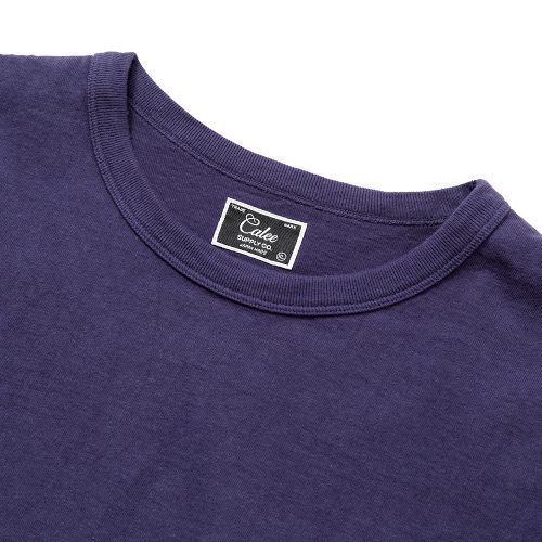 BINDER NECK CALEE WING LOGO VINTAGE T‐SHIRT (DARK PURPLE) / バインダーネック プリントTシャツ
