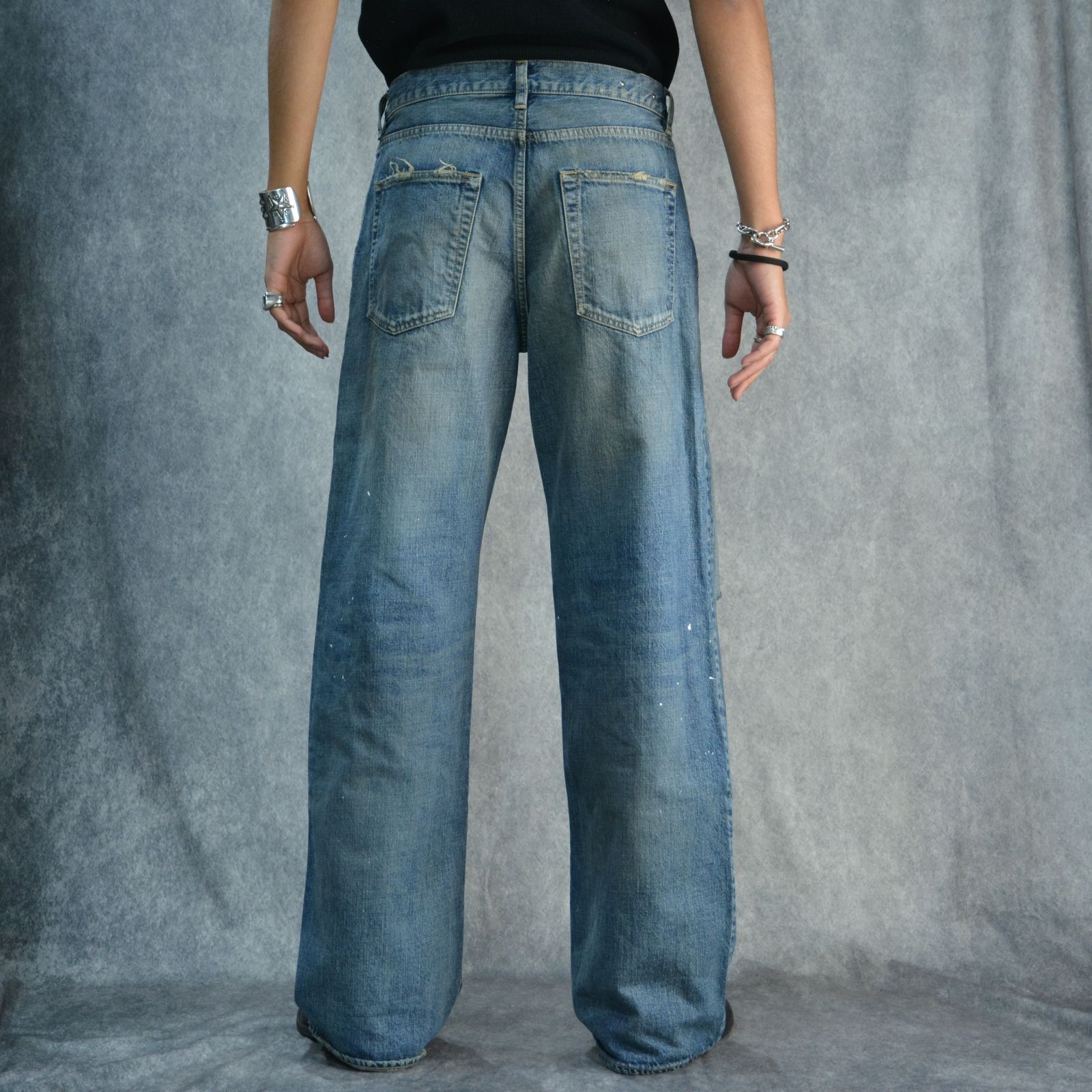 MINEDENIM - W.Straight 5pocket （USS） / ワイド ストレート デニムパンツ （ユーズド） | chord  online store