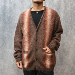 Fuzzy Stripe Mohair Knit Cardigan （BRT）｜ファジーストライプ モヘアニット カーディガン｜2509-6001