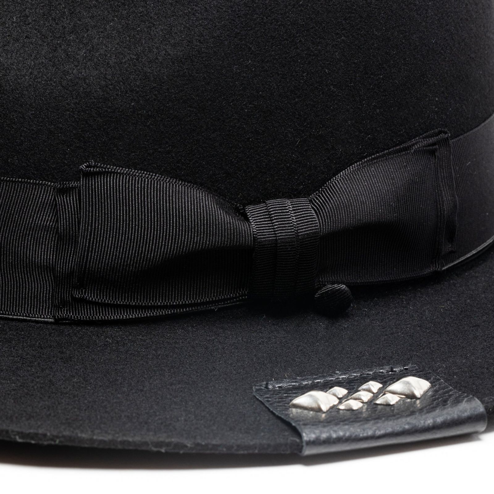 × THE H.W.DOG&CO. WOOL HAT (BLACK) / ザ エイチダブリュウ ドッグアンドコー ウール 中折れハット