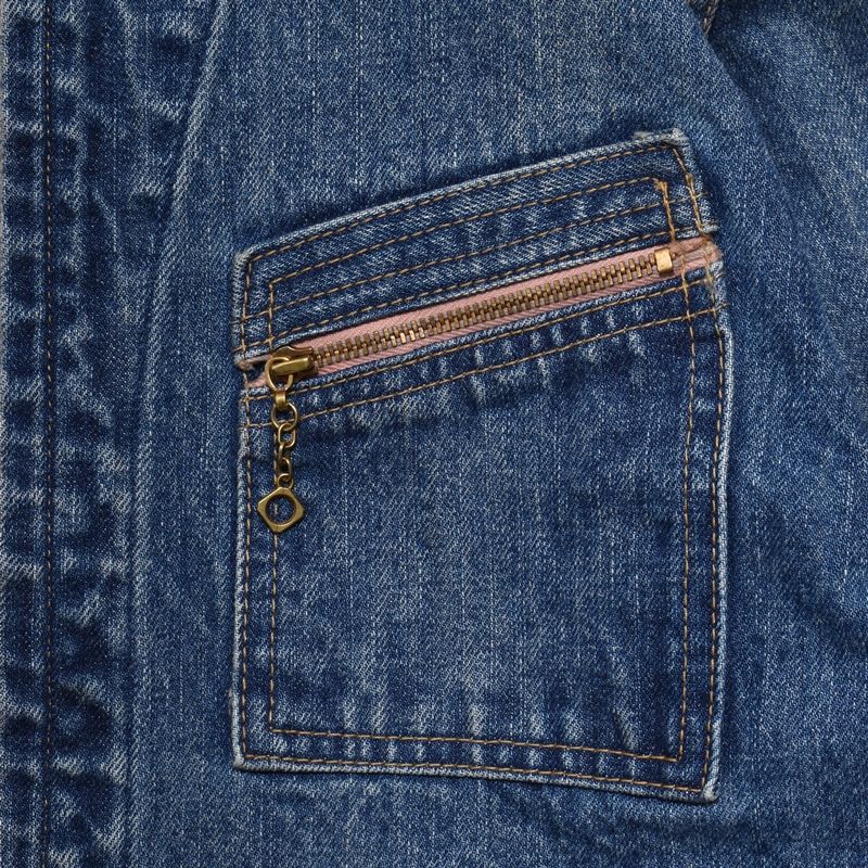 Denim Zipup Trucker Jacket  （USD / インディゴ）｜トラッカージャケット｜MDFBF09801