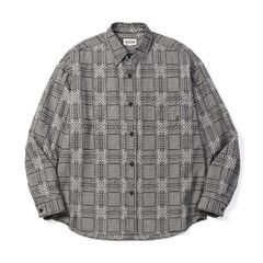 JACQUARD L/S SH (BLACK)｜ジャガード織り 長袖シャツ｜CL-26AWJQ004