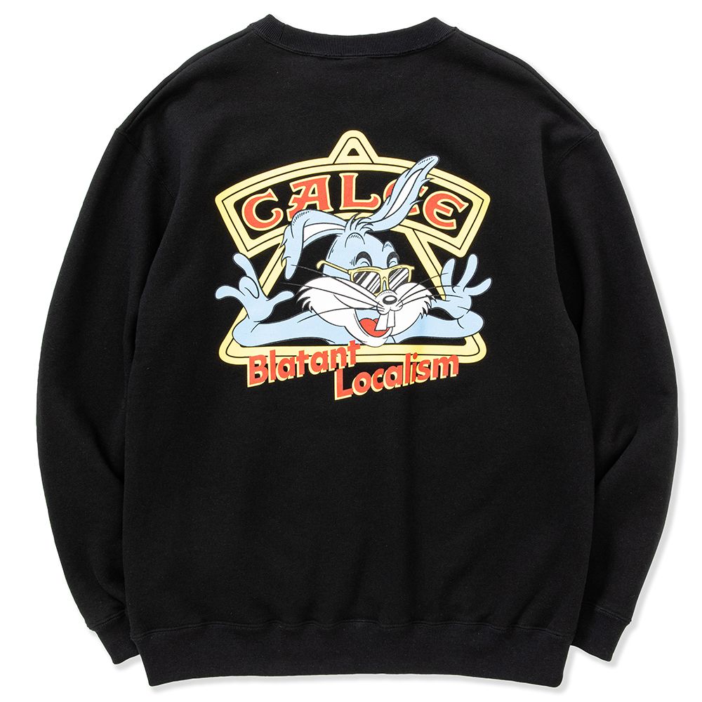 B.L Bunny crew neck sweat (Black) / ラビット クルーネックスウェット