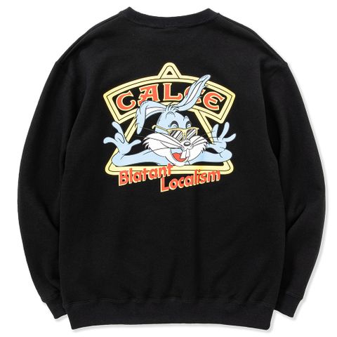 B.L Bunny crew neck sweat (Black) / ラビット クルーネックスウェット