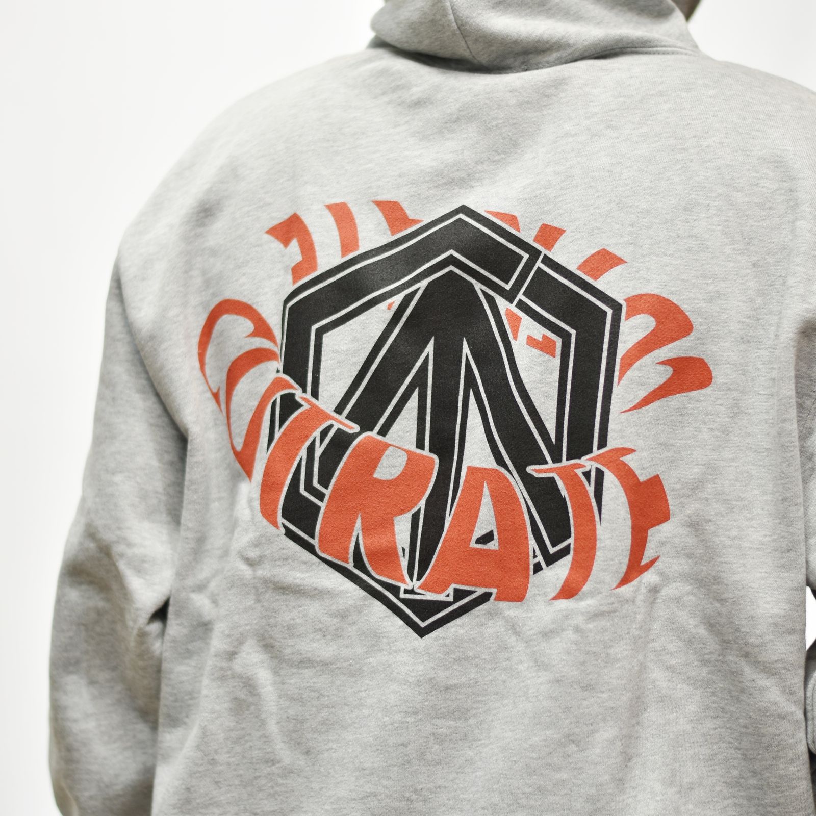 CUTRATE NS LOGO L/S PULLOVER PARKA  (GRAY)