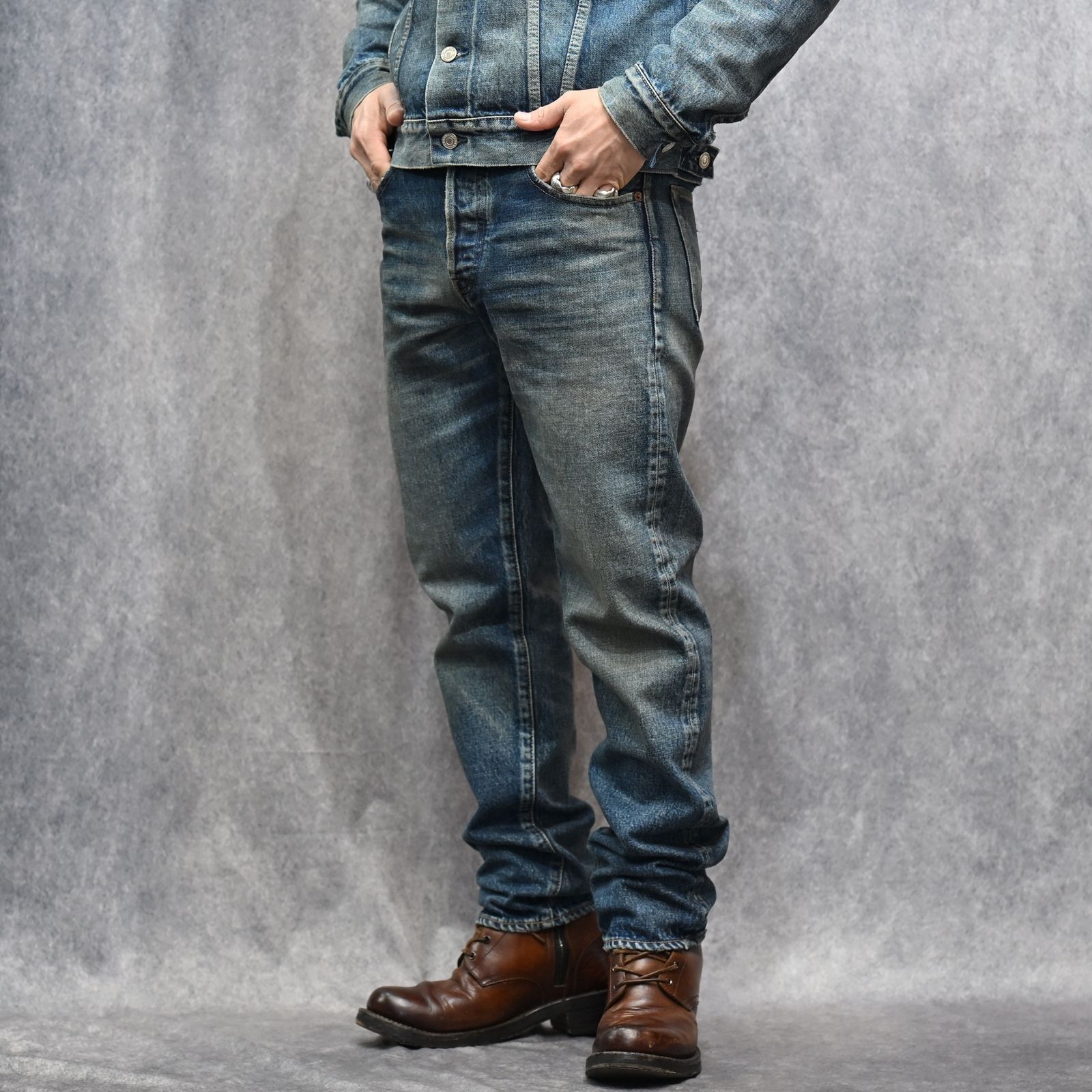 C.Straight 5poket pants （USD）｜デニムパンツ｜2603-1003