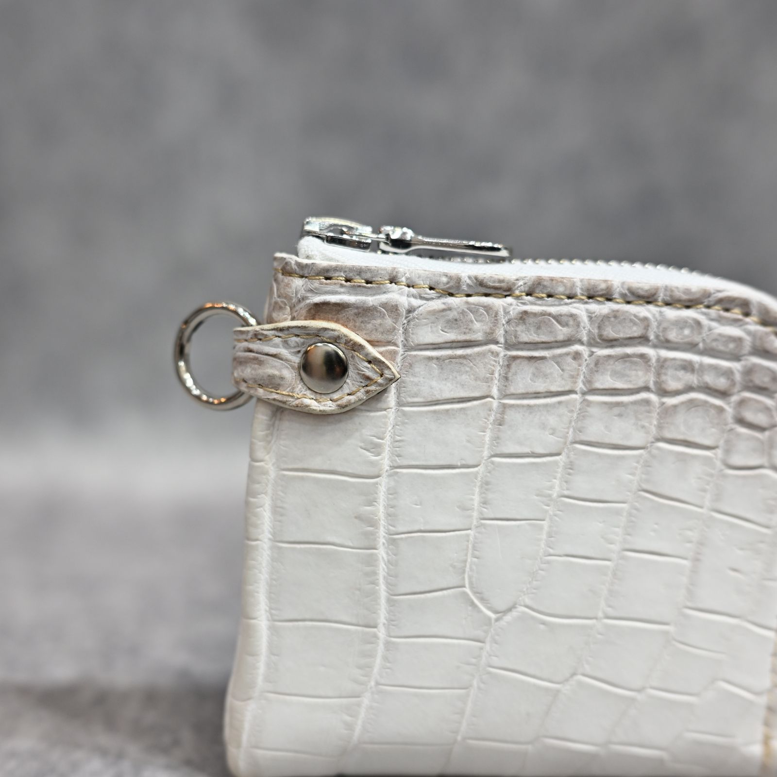 オイルクロコ 白鞣し コインケース （HIMALAYAS / ヒマラヤ） 383-04