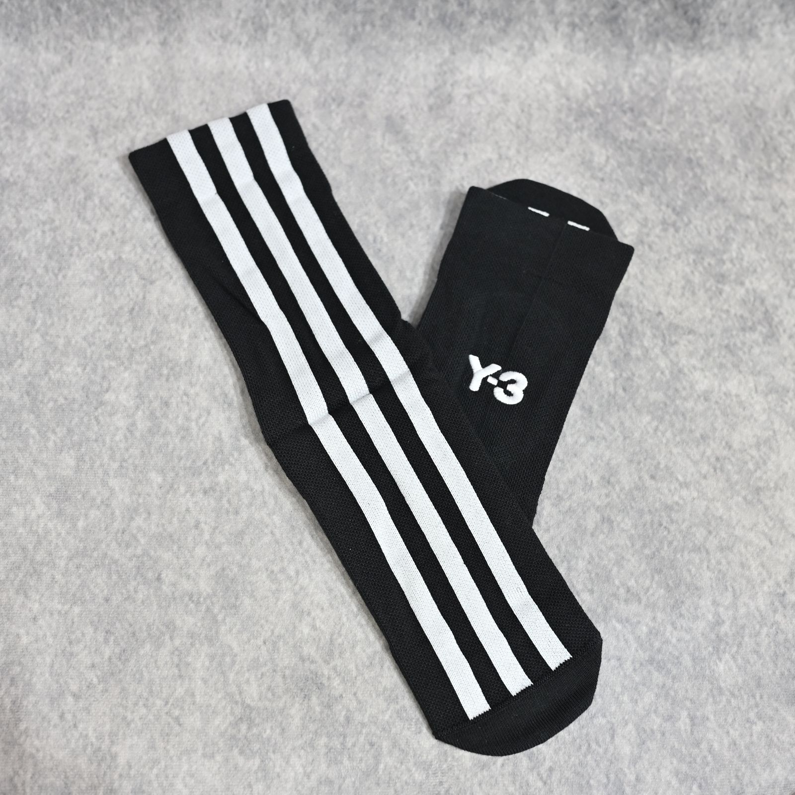 Y-3 STRIPES SOCK （BLACK） / ストライプ ソックス （ブラック）IZ3173