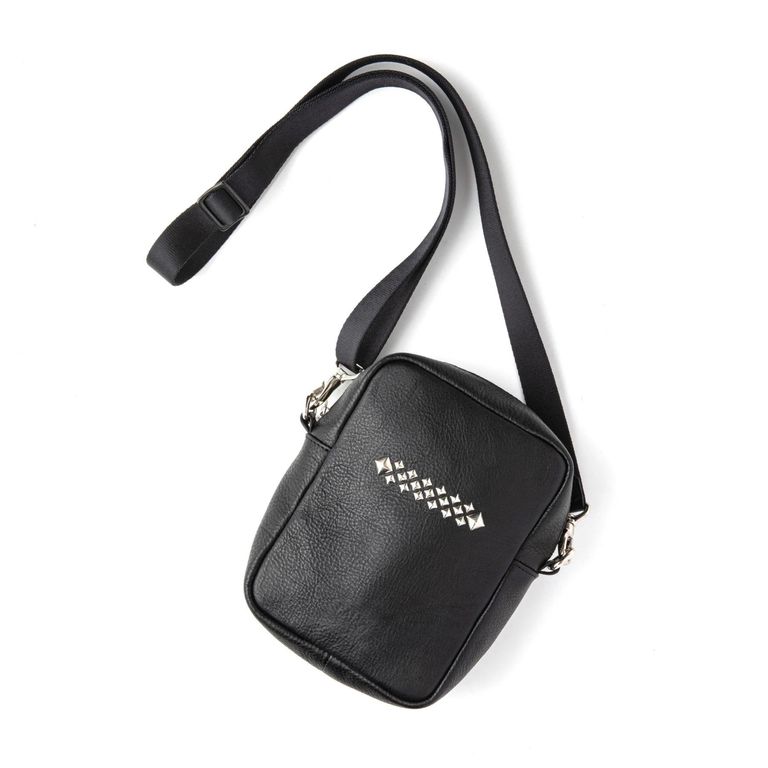 CALEE - STUDS LEATHER SHOULDER POUCH ＜TYPE A ...
