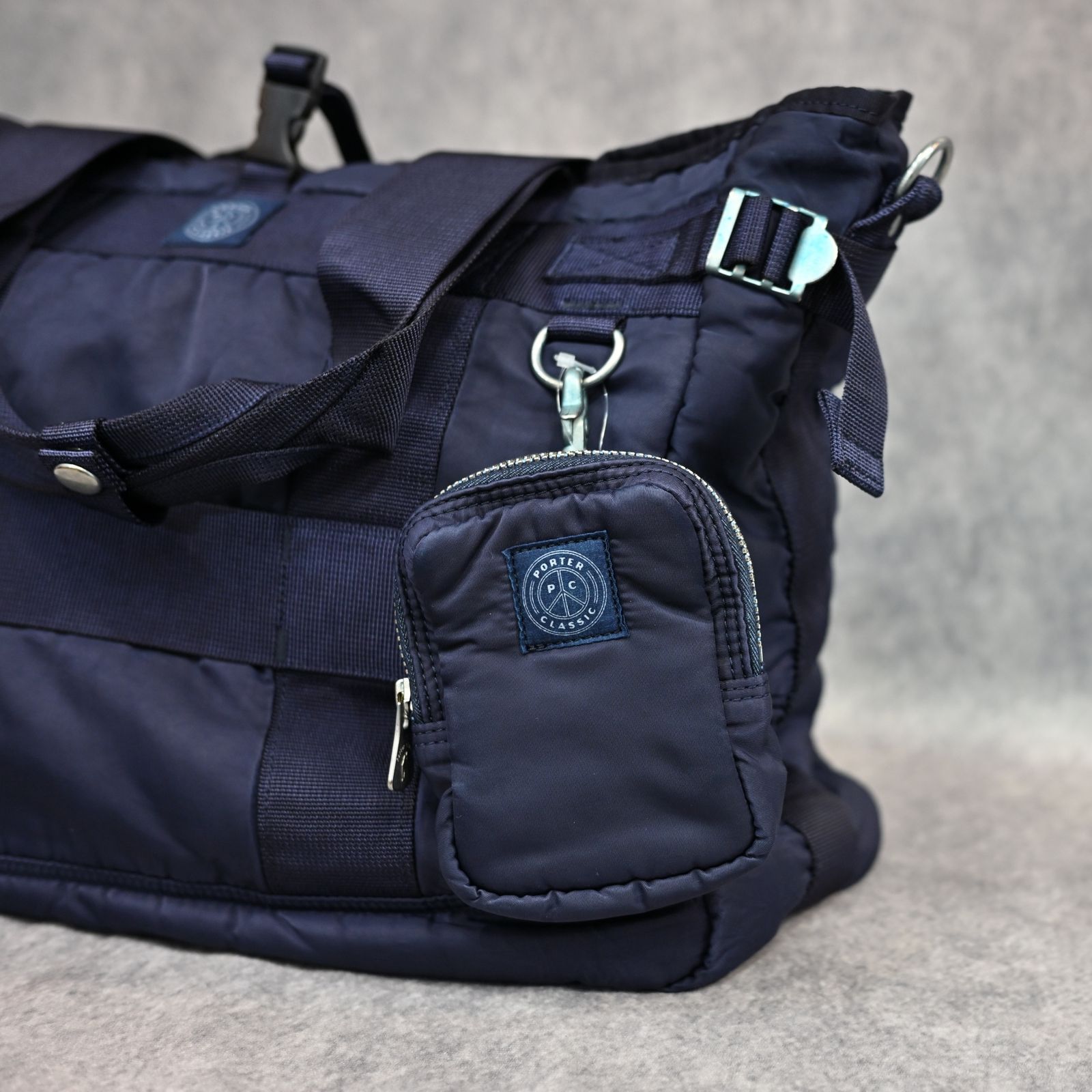 SUPER NYLON TOTE BAG (BLUE) / スーパーナイロン トートバッグ （ブルー） PC-015-265-40