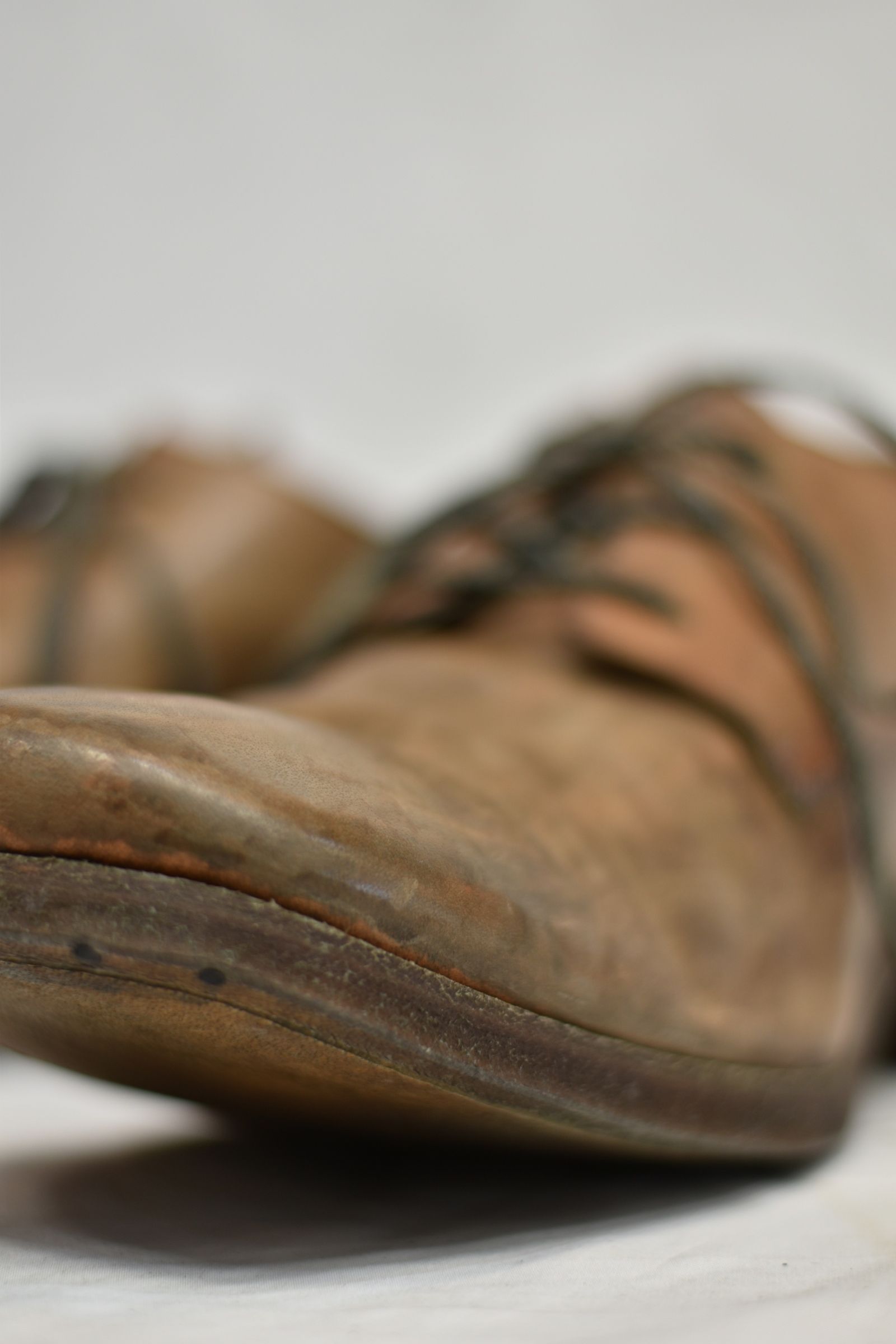 HORSE LEATHER DERBY #2 LINED LEATHER SOLES HAND DYED