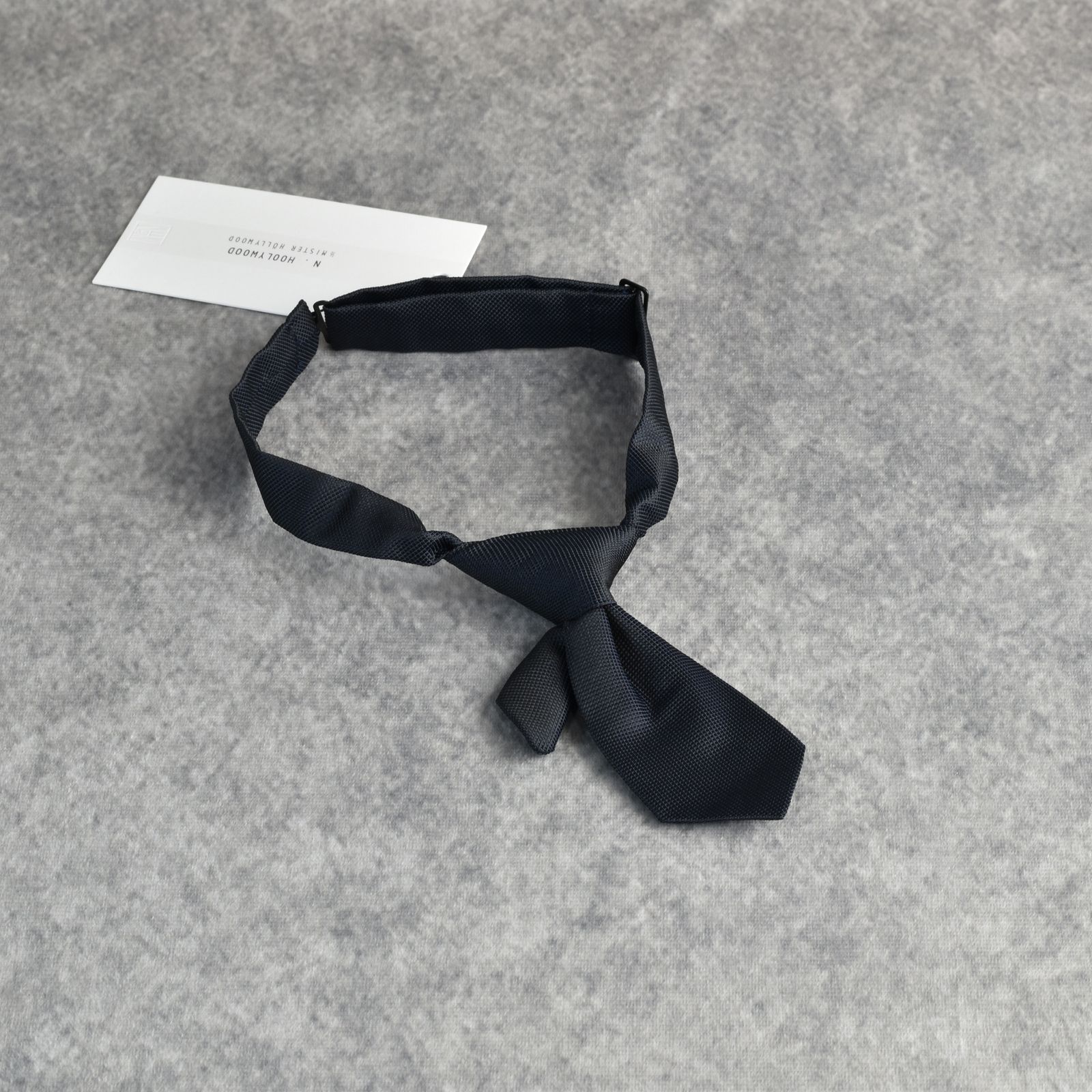 N.HOOLYWOOD - KNOT TIE （NAVY） / フック式 ネクタイ