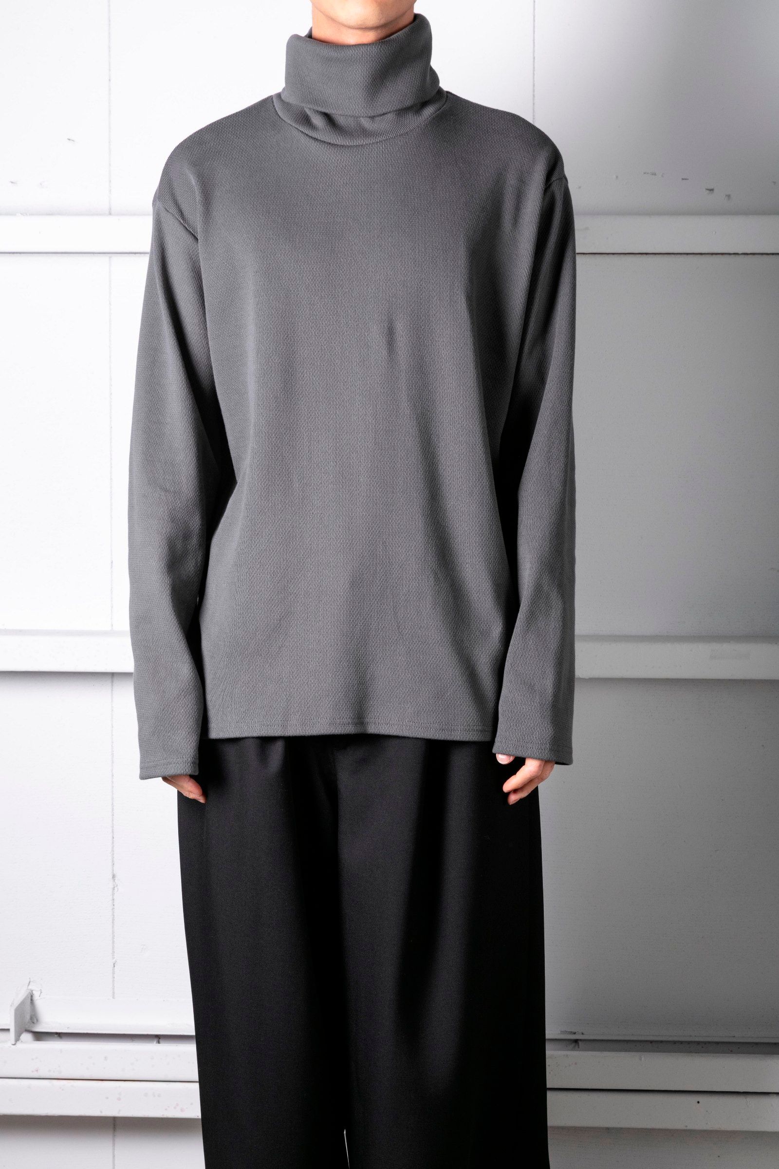 base layer turtle neck 2 (CHARCOAL) / ベース レイヤー タートルネック 2