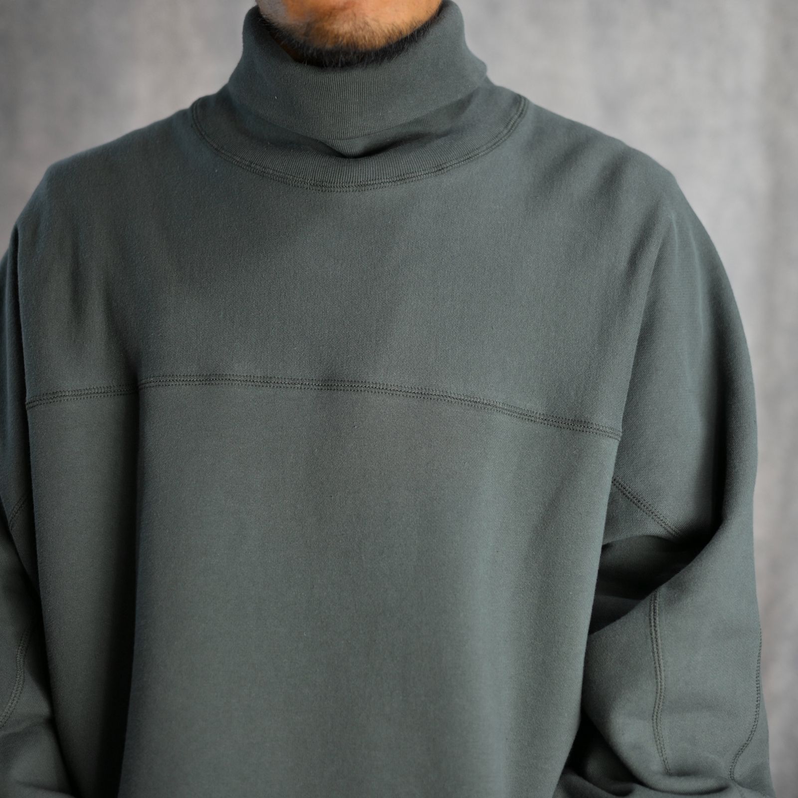 N.HOOLYWOOD - EXCHANGE HIGH NECK LONG SLEEVE (CHARCOAL) - ハイネック ロングスリーブ  スウェット （チャコール） / 9242-CS02-009 | chord online store