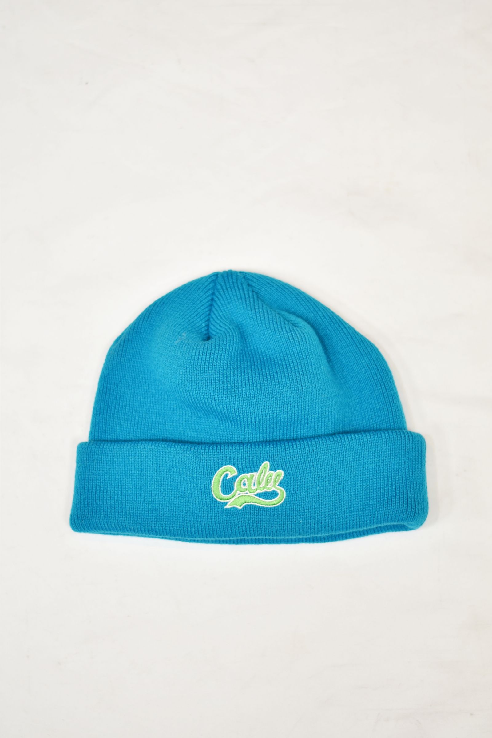 ACRYLIC KNIT CAP (TURQUOISE)