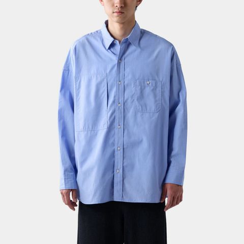 HF work shirt （BLUE）｜ワークシャツ （ブルー）｜HF-08
