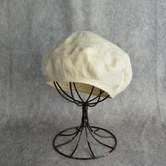 LINEN BERET (BEIGE) - リネン ベレー帽 （ベージュ）