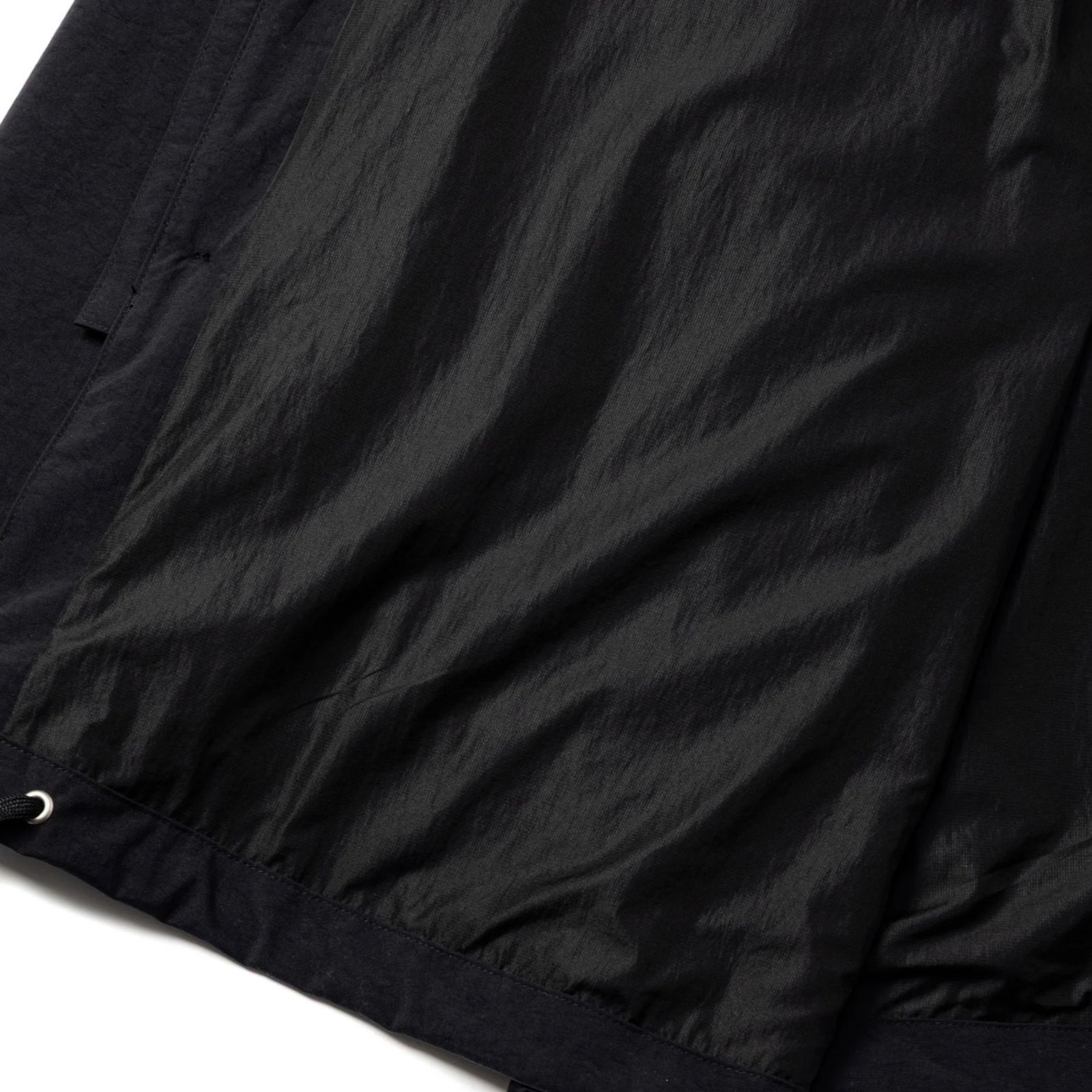 NYLON OX HOODED MODS COAT (BLACK)｜ナイロン オックスフォード モッズコート｜CL-26AWJKT003EX