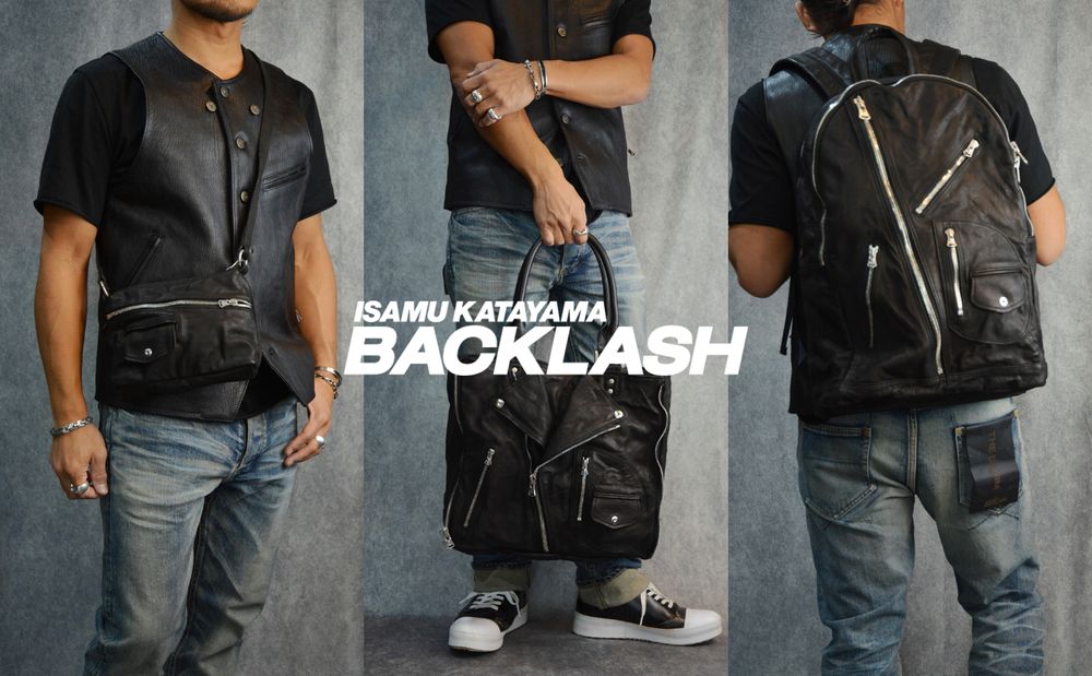 その他 comma ISAMUKATAYAMA BACKLASH 【ライダース仕様の目を引くバッグ・3型登場