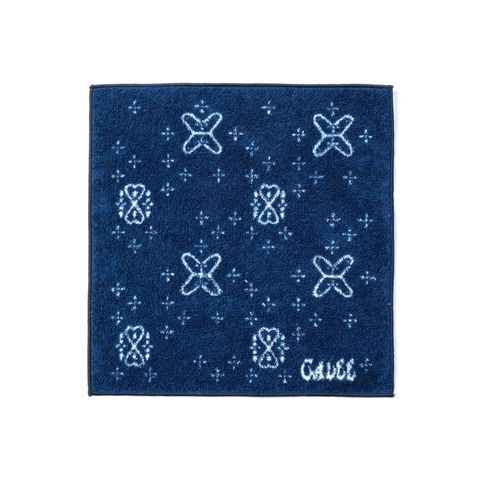 CROSS HAND TOWEL (INDIGO BLUE)｜クロス柄 ハンドタオル｜CL-26AWCRS001EX