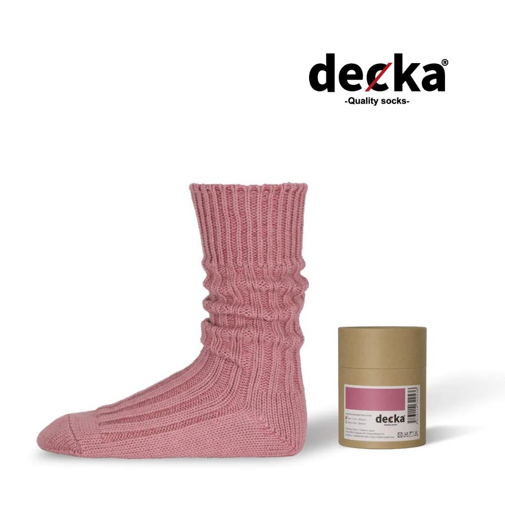 Cased Heavyweight Plain Socks -3rd Collection- (FLAMINGO) | 専用ケース付き 厚手 靴下・ソックス