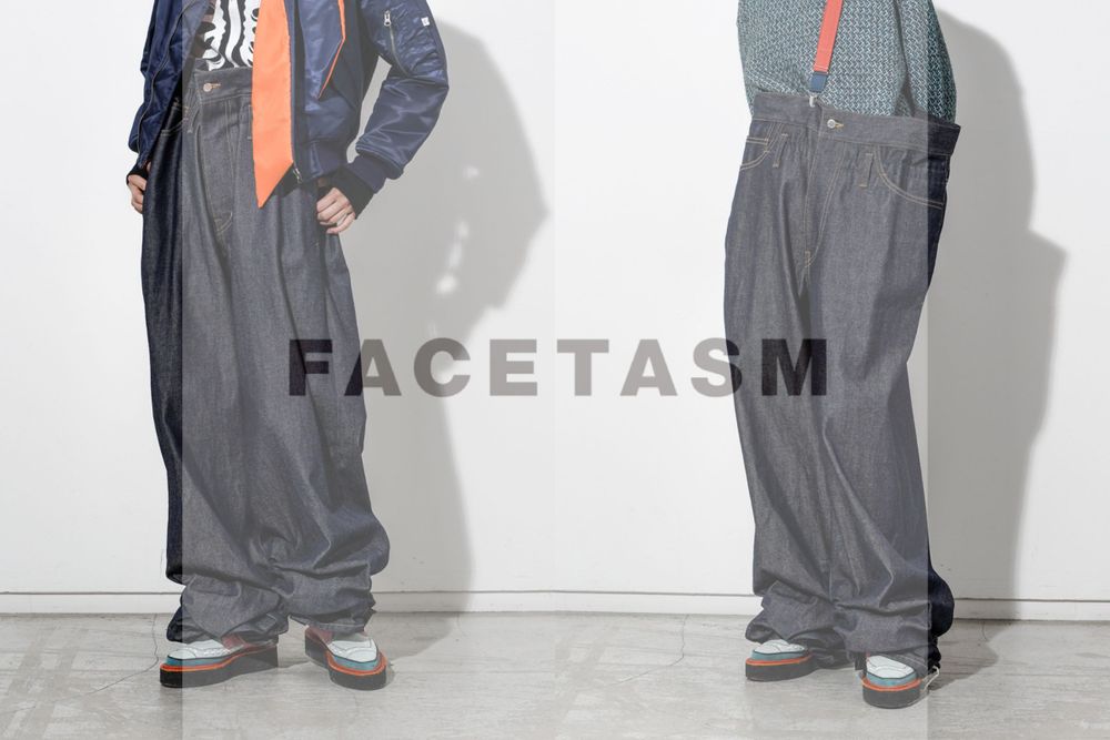 FACETASM｜ファセッタズム 【スーパービッグシルエットの5ポケットデニム】