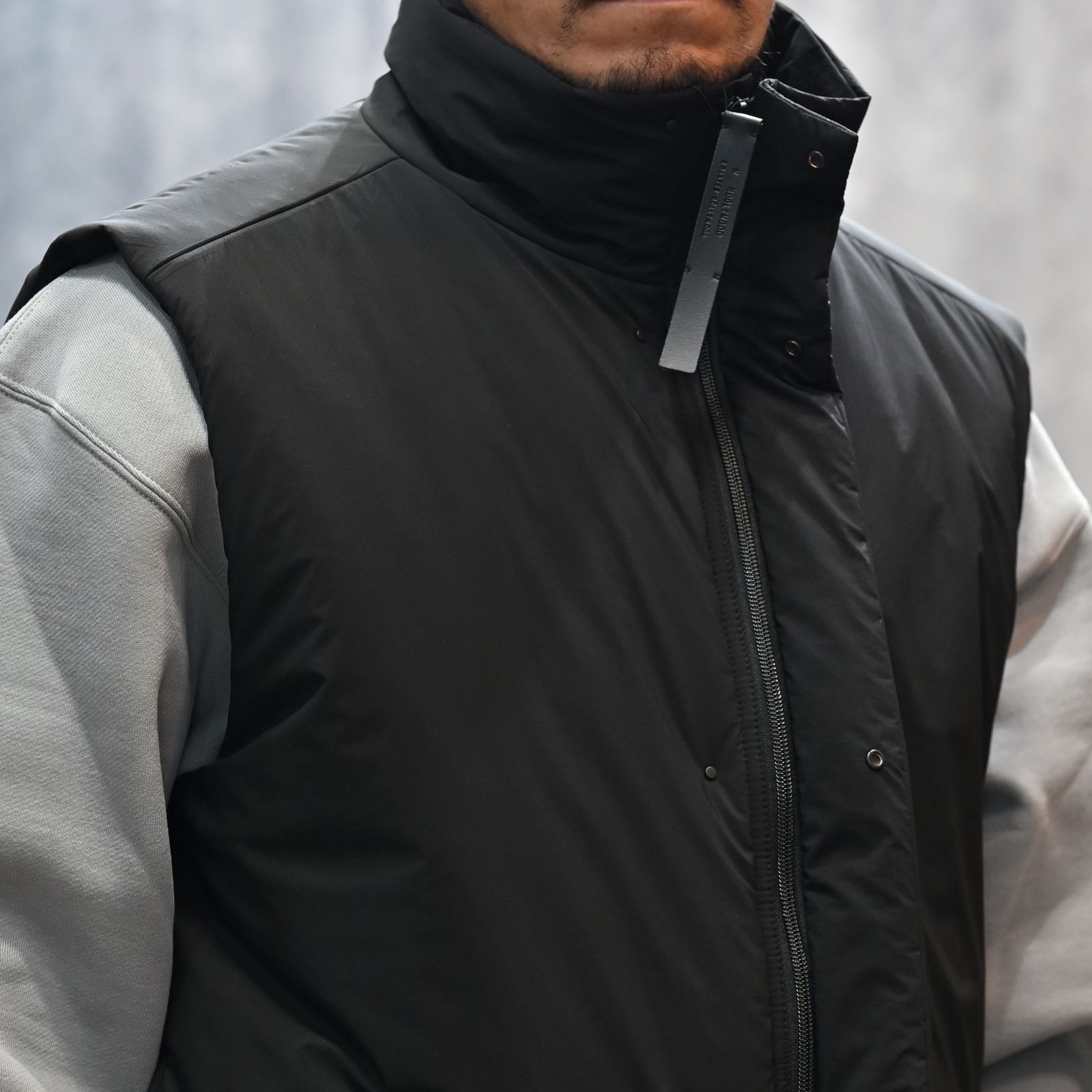 PUFFER VEST （BLACK）｜パファーベスト｜2252-VE21-003