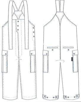 M-WORK OVERALL (BLACK) オーバーオール