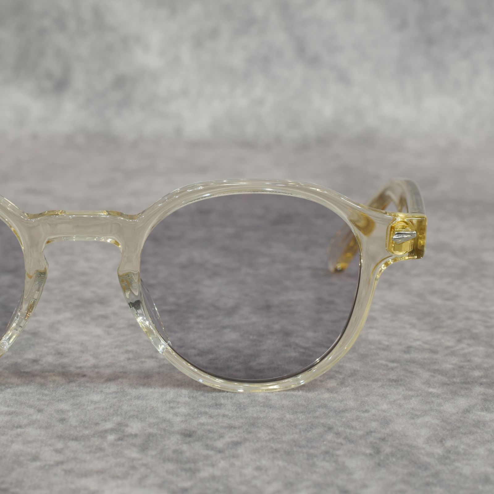 BOSTON TYPE GLASSES (CLEAR / GRAY)｜ボストン サングラス｜CL-25AW001G