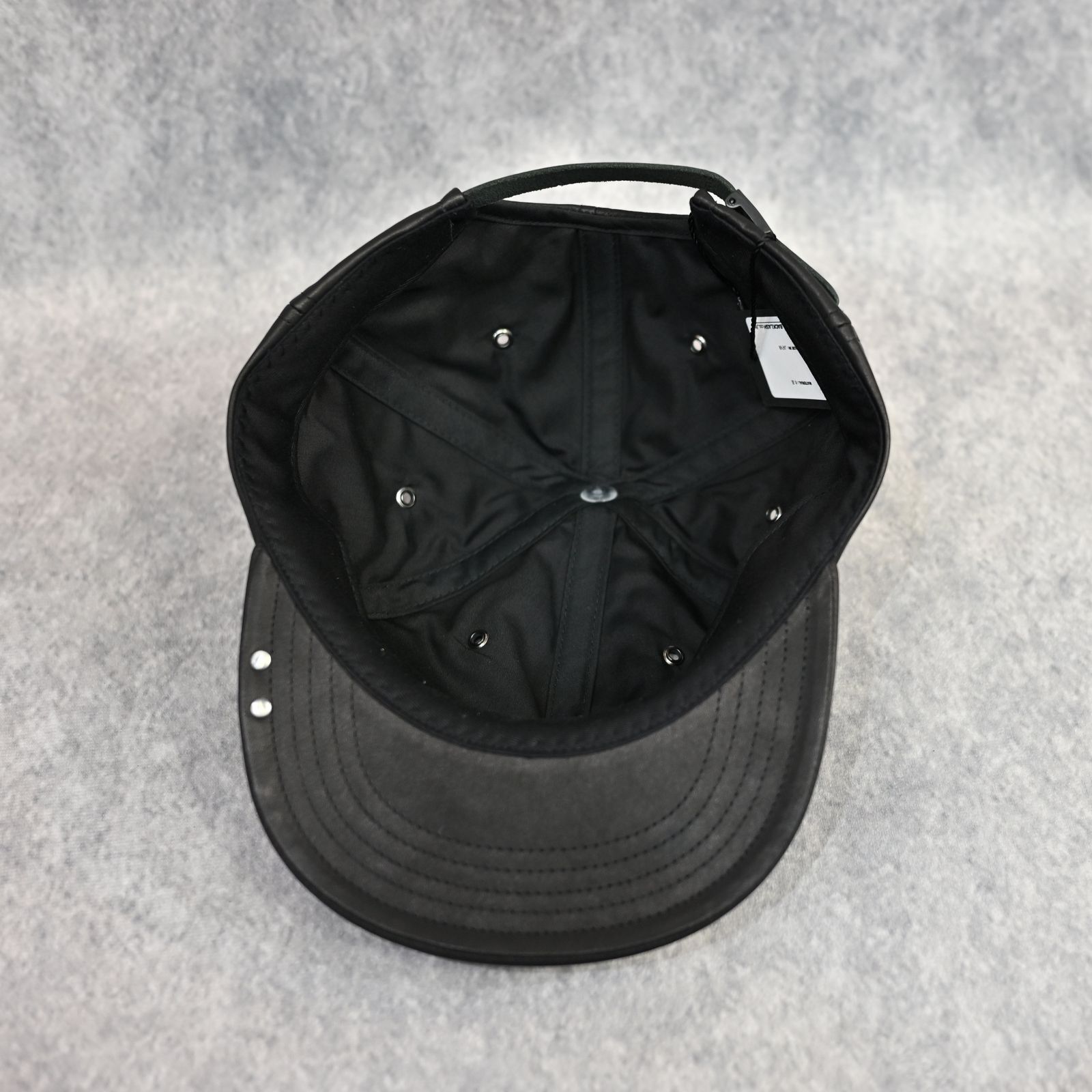 Furniture Leather ベースボールキャップ （BLACK） 858-05