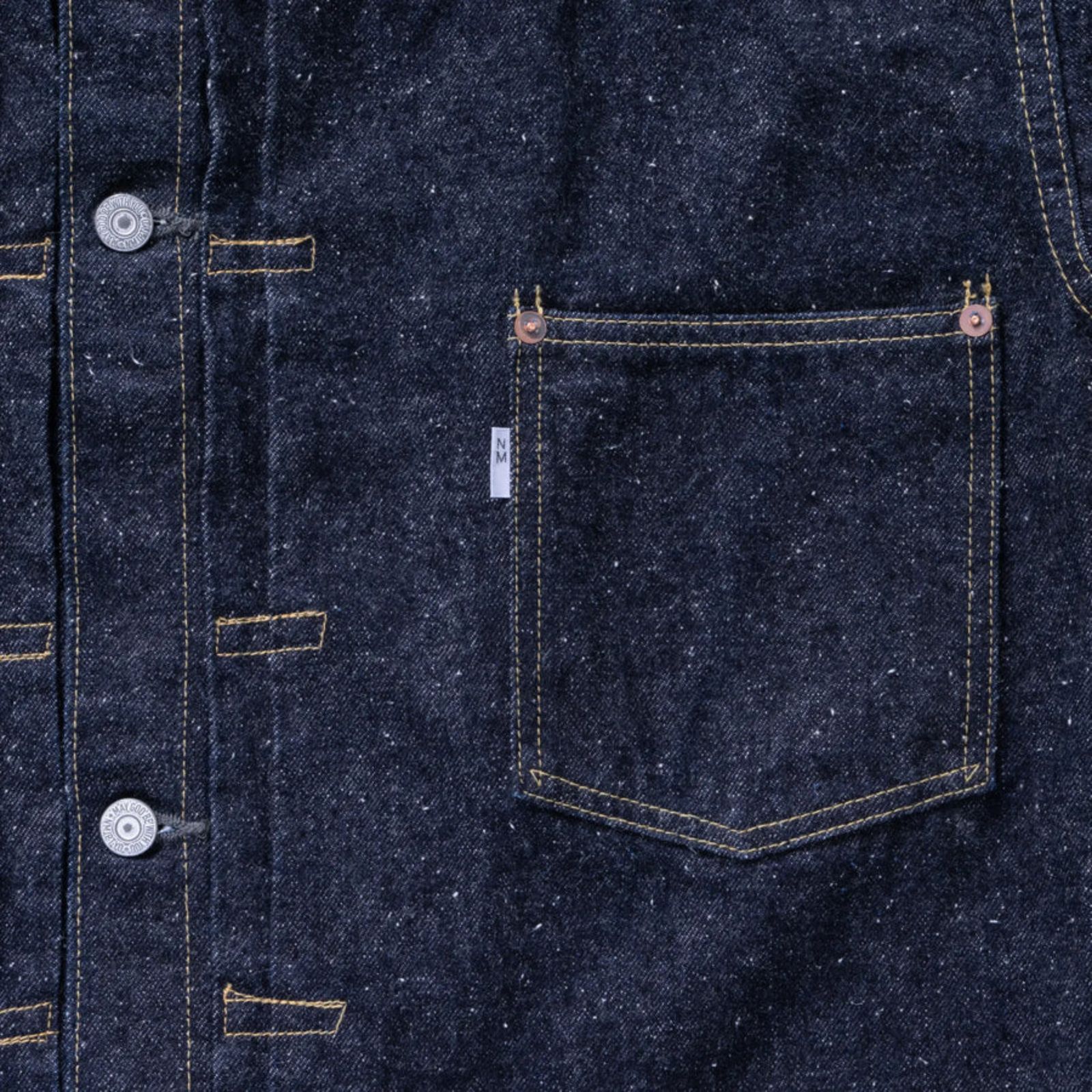 #029 WW II LV T-BACK DENIM JACKET ONE-WASHED （INDIGO） / デニムジャケット Gジャン ワンウォッシュ 大戦モデル （インディゴ）