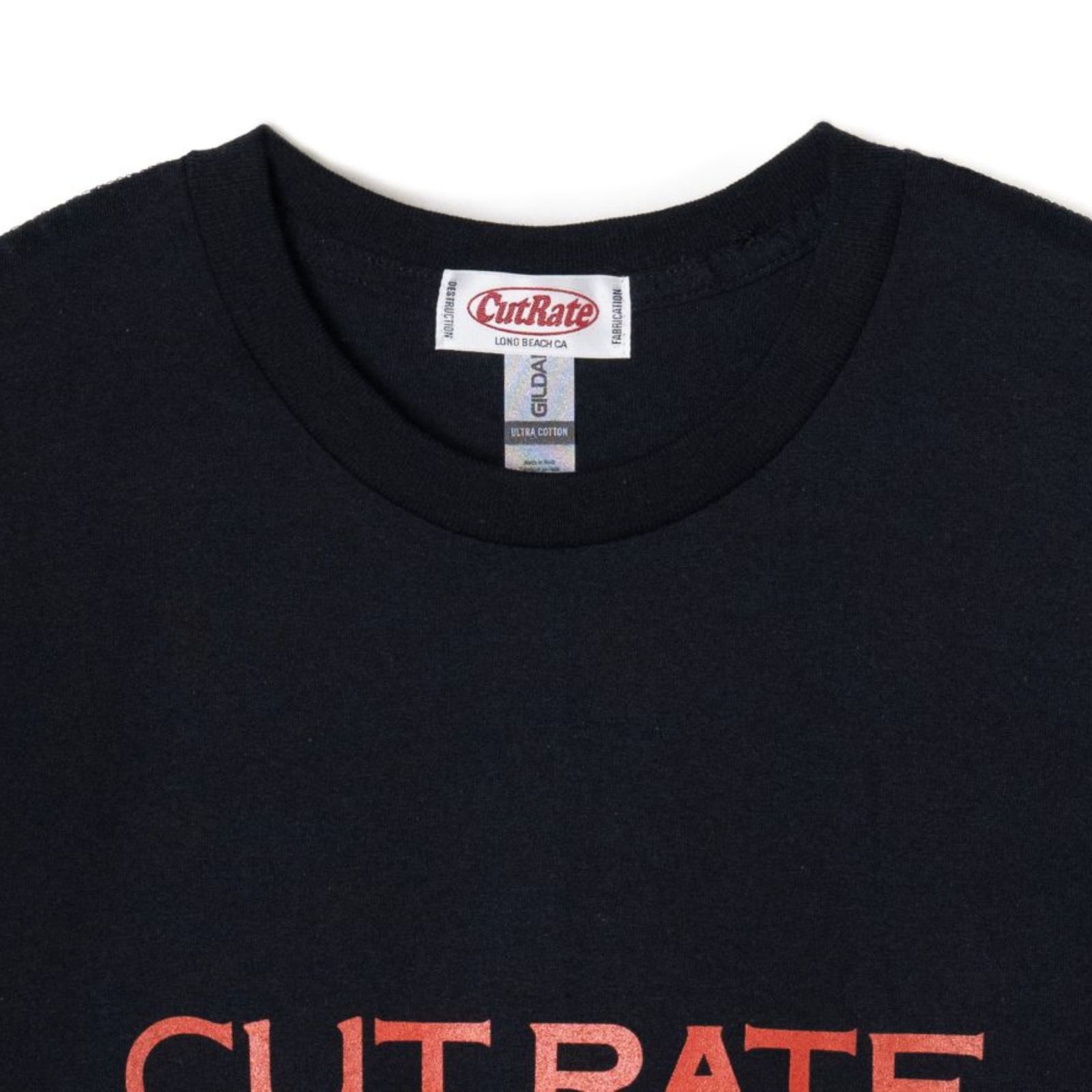 CUTRATE F&D LOGO S/S TEE (BLACK) / プリントTシャツ