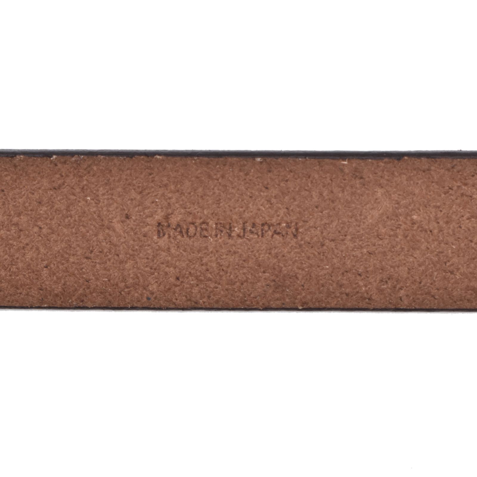 Suede Leather Belt （DBR） / スエードレザー ベルト （ダークブラウン） LBT-016