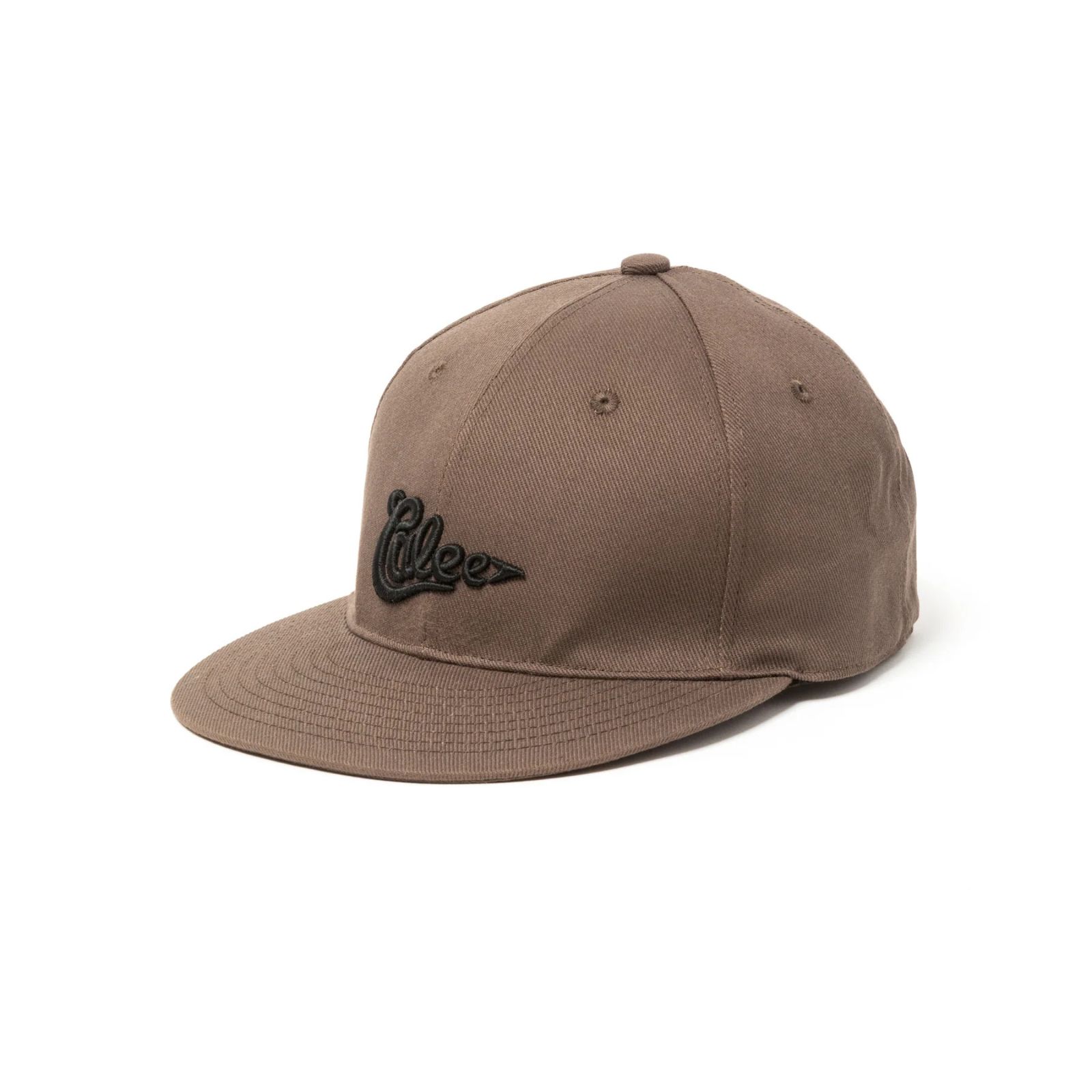 CALEE LOGO TWILL CAP (BROWN) / ツイル ベースボールキャップ