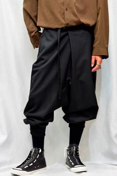 T/W Wrap Saruel Rib Pants