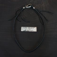 GUIDI HORSE LEATHER CORD NARROW ｜ SILVERS 純銀