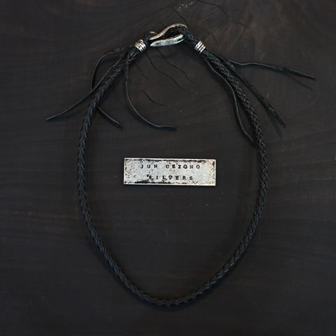 GUIDI HORSE LEATHER CORD NARROW ｜ SILVERS 純銀