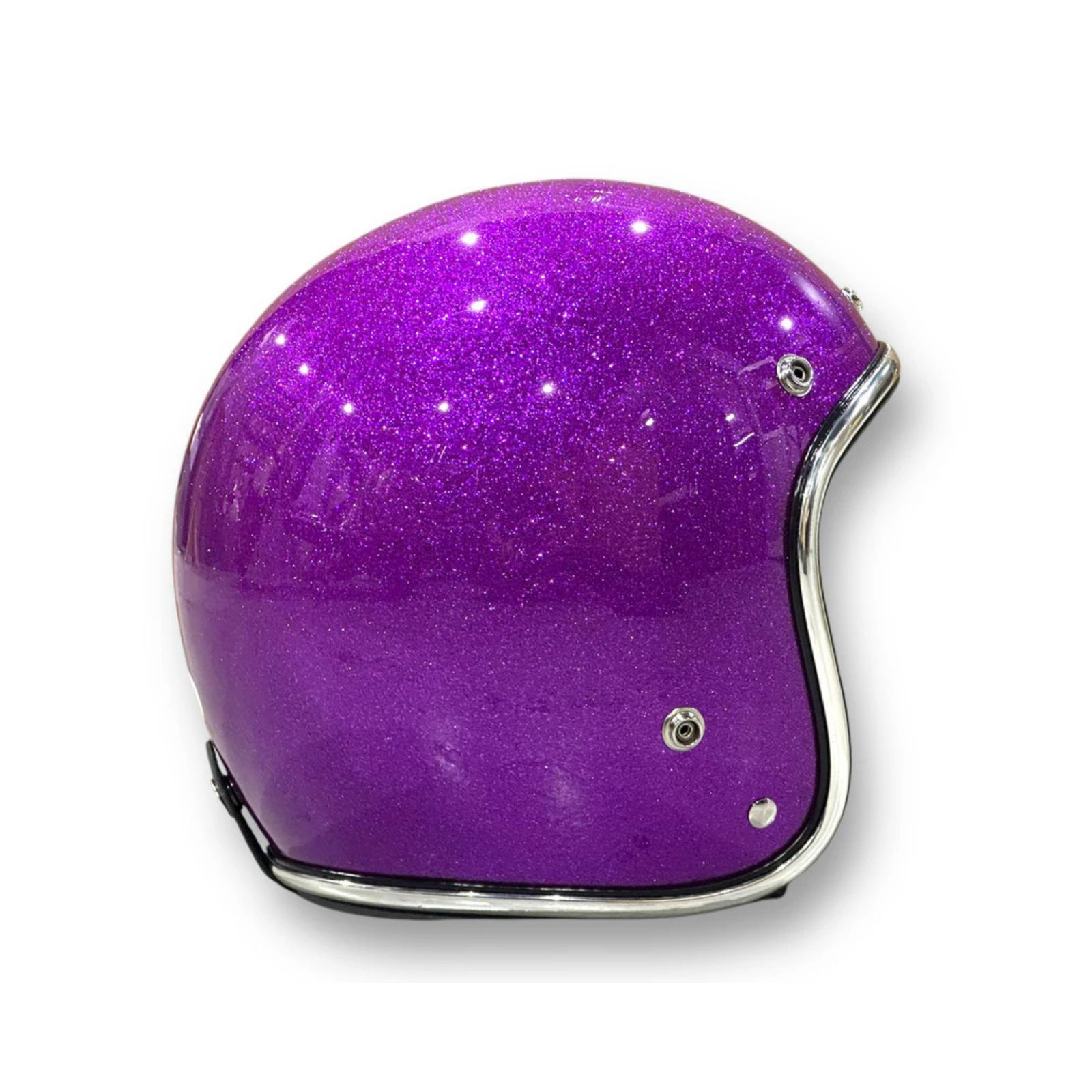 【XSサイズ｜即日発送】 | GLITTER 3/4 HELMET (PURPLE) | グリッターヘルメット