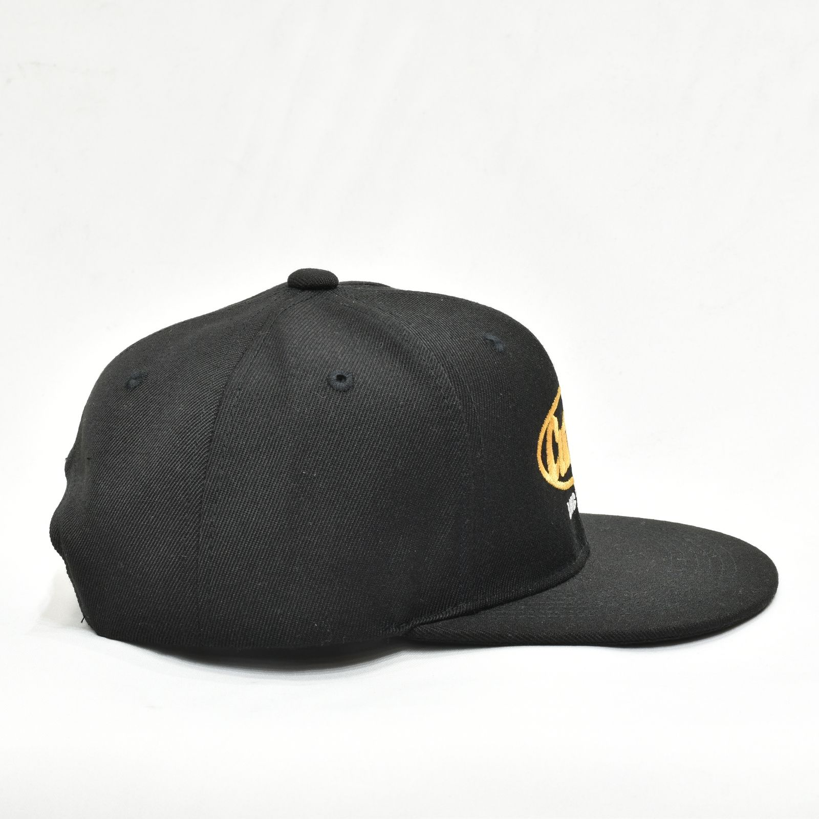 CUTRATE LOGO EMBROIDERY CAP  (BLACK/YELLOW)