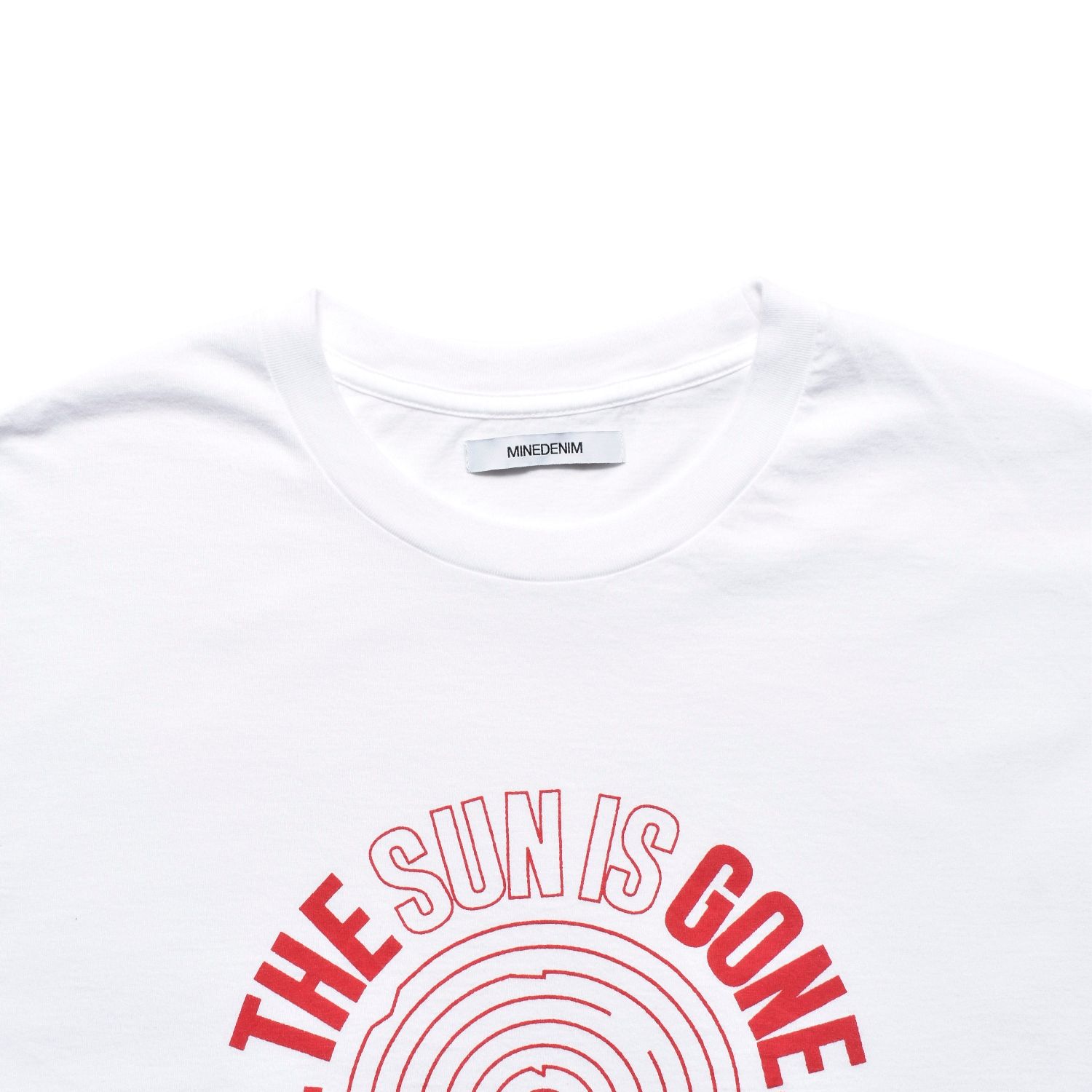 THE SUN IS GONE T-SH （WHITE） / プリントTシャツ （ホワイト） 2505-4003