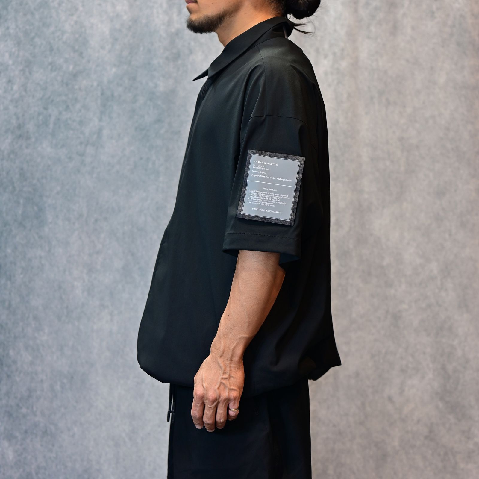 HALF SLEEVE BIG SHIRT （BLACK） / 半袖 シャツ （ブラック） 9251-SH51-001