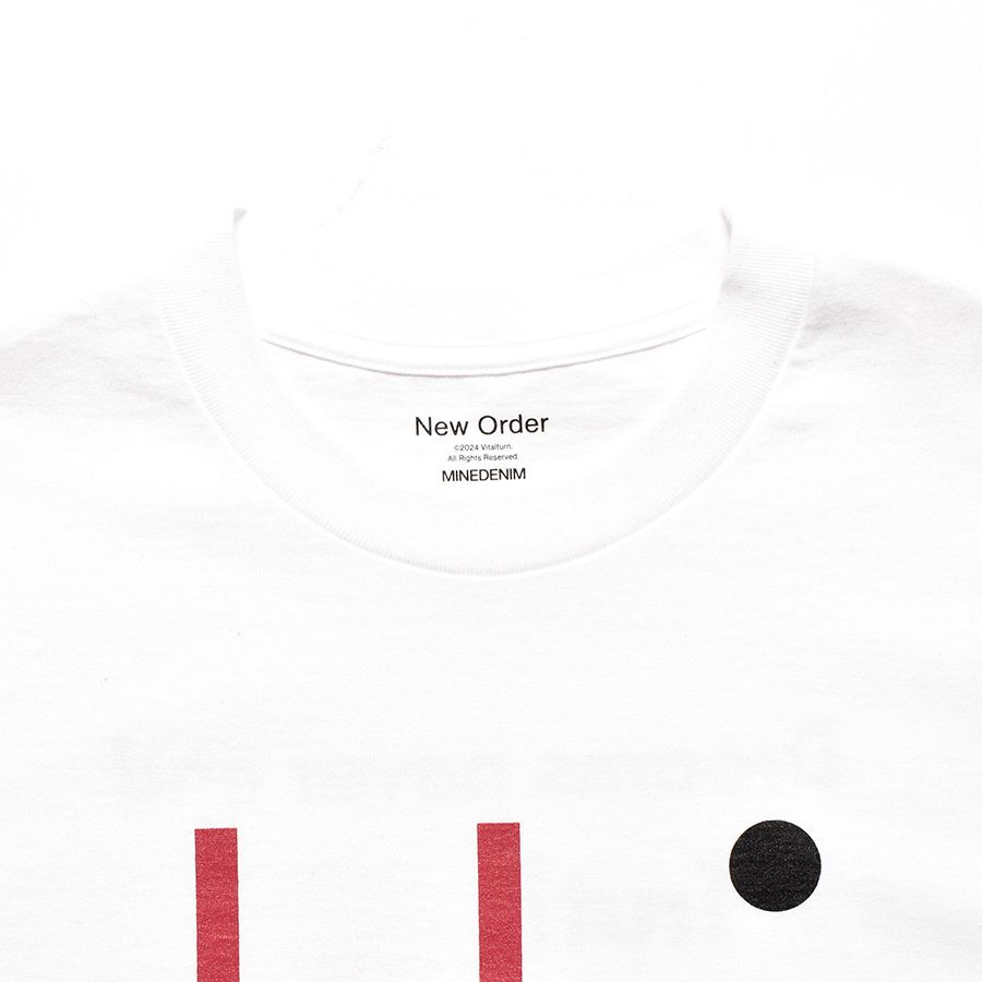 New Order “MOVEMENT” Crewneck T-SH （WHITE） /  ニューオーダー 「ムーブメント」 プリント Tシャツ （ホワイト）