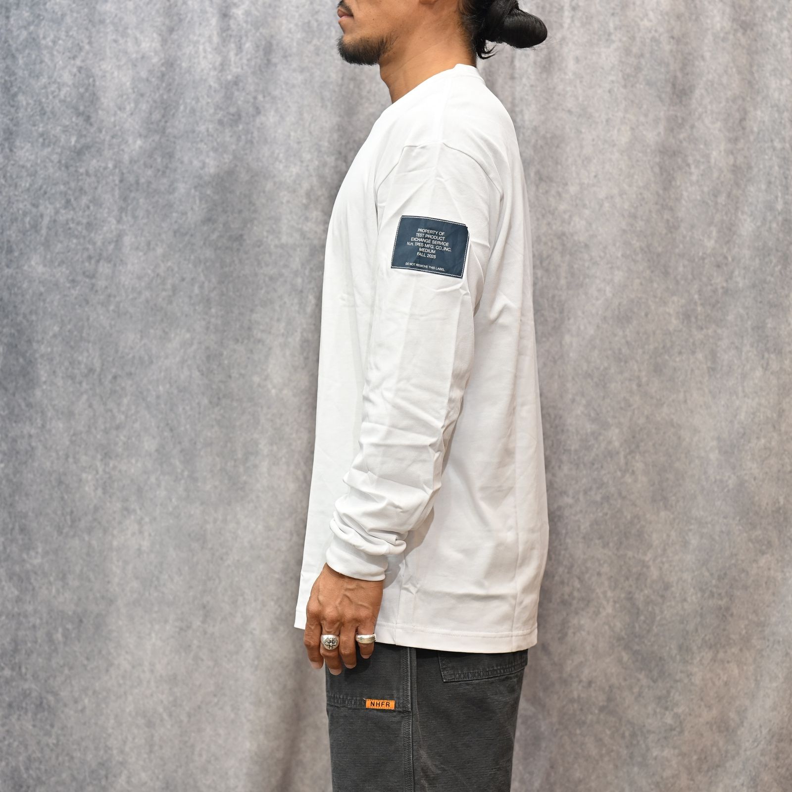EXCHANGE SERVICE LONG SLEEVE （WHITE） /  ロングスリーブ Tシャツ （ホワイト） 9252-CS82