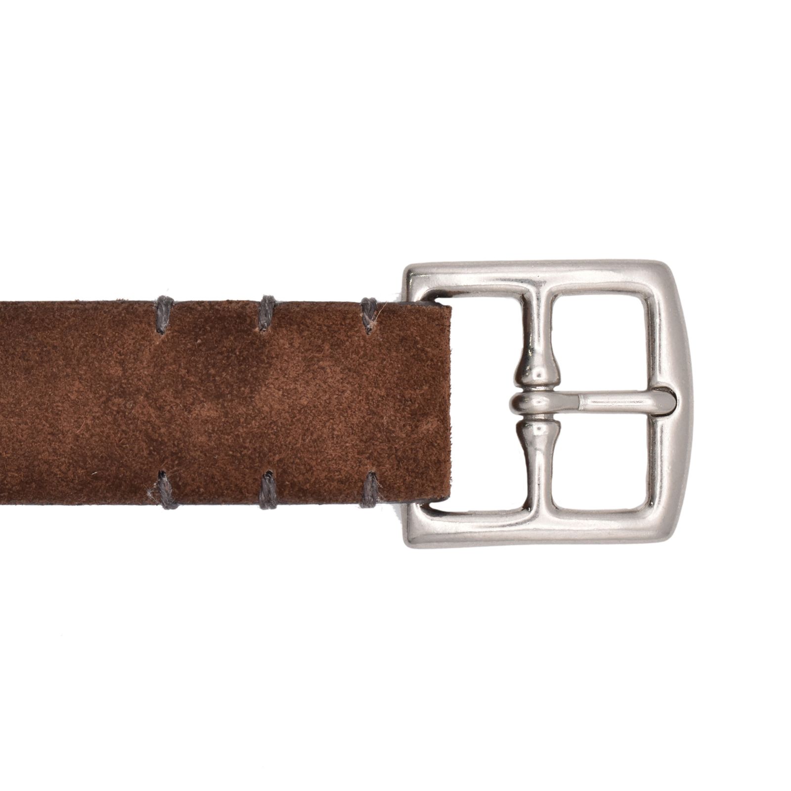 Suede Leather Belt （DBR） / スエードレザー ベルト （ダークブラウン） LBT-016