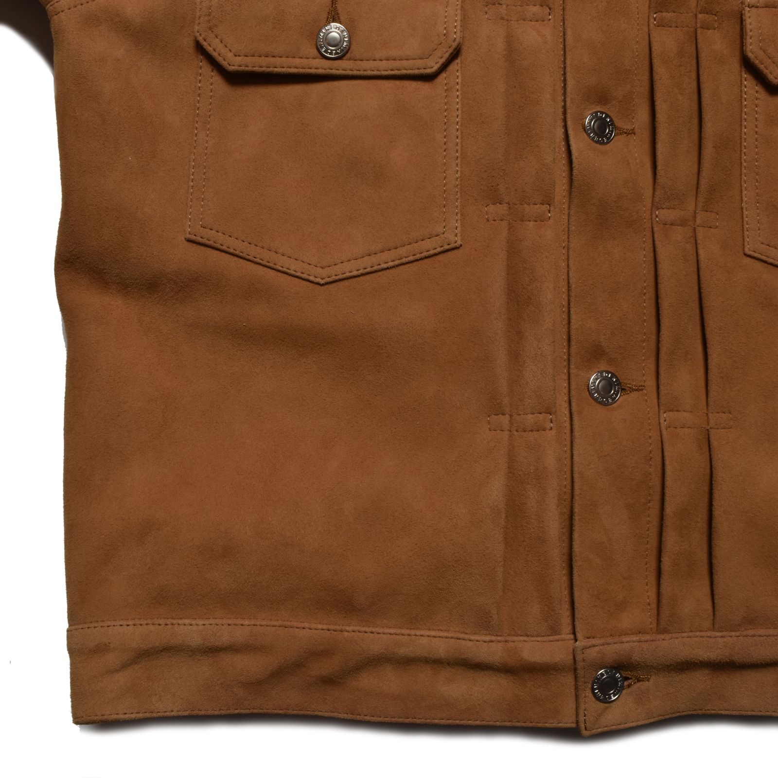 Sheep Suede Trucker JKT （CML） / シープスエード トラッカージャケット  （キャメル）｜2509-8003