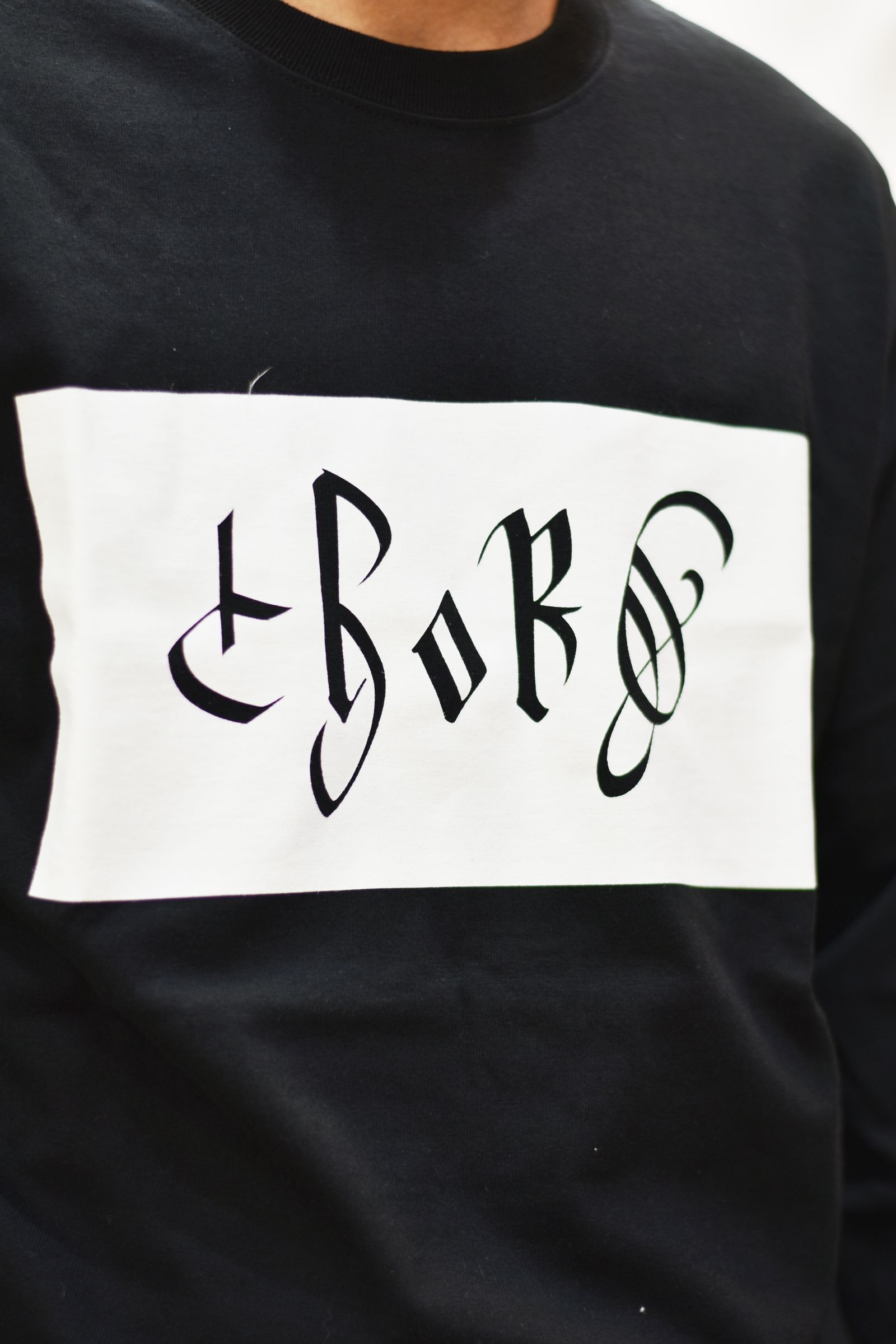 chord ボックスロゴ L/S Tシャツ (BLK)